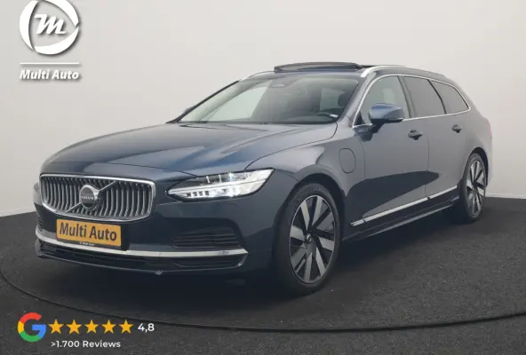 T6 AWD Plus Bright LONG RANGE PHEV 350pk Dealer O.H. | Trekhaak Af Fabriek | Panodak | Adaptive Cruise | Camera | Harman / Kardon | Lederen Sportstoelen Memory & Verwarmd | Keyless | Blis | 