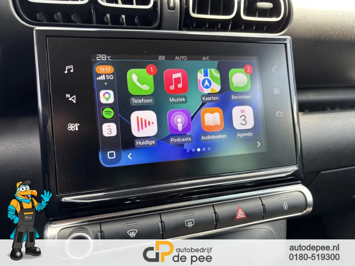 1.2 PureTech S&S Shine GARANTIE/CRUISE/CLIMA/CARPLAY/PARKEERSENS. V+A/CAMERA/KEYLESS/LICHTMETAAL rijklaarprijs!