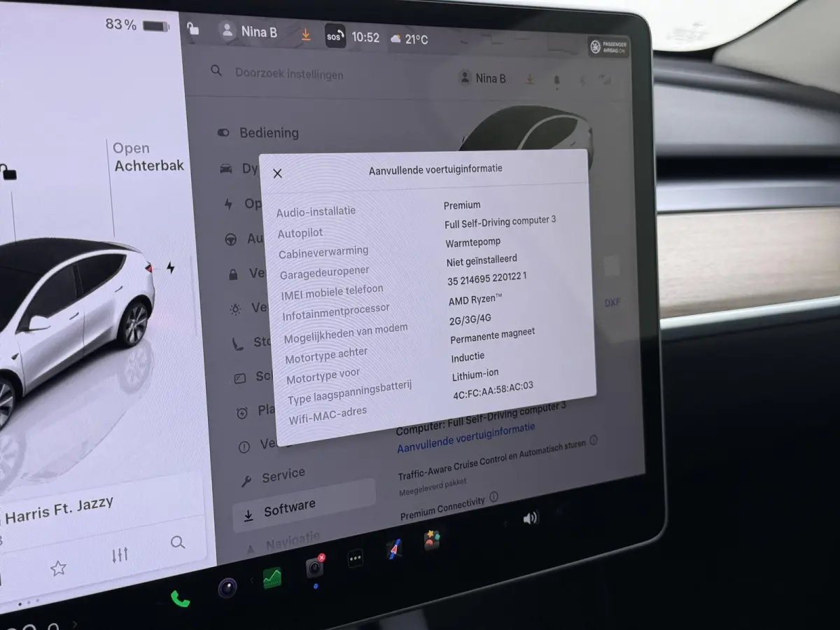 Long Range AWD 75 kWh SOH 95% |  TESLA FABRIEKSGARANTIE TOT 2027 | FABRIEKSGARANTIE OP ACCU & AANDRIJFLIJN TOT 2032 OF 192.000 KM| BTW VERREKENBAAR