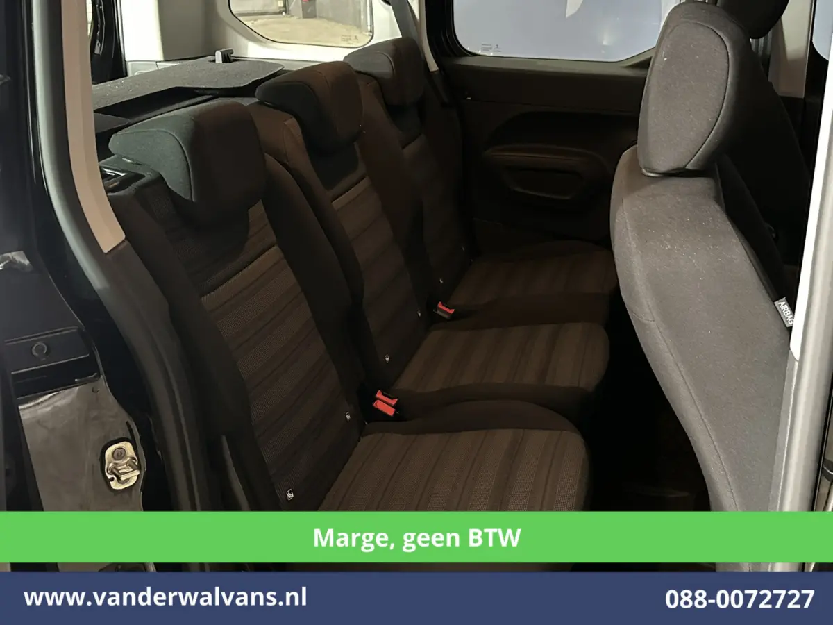 1.2 Turbo 131pk *Marge, GEEN BTW* Automaat 5 Persoons Benzine L1H1 Euro6 Airco | 5-Zits | Navigatie | Apple Carplay Android Auto, Cruisecontrol, Trekhaak, Parkeersensoren, Achterklep