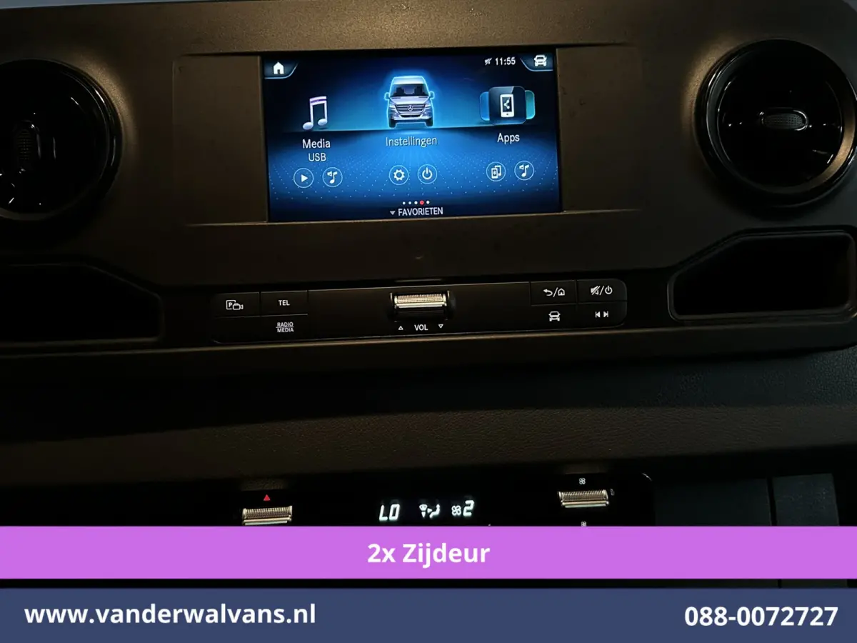 315 CDI 150pk L3H2 Euro6 Airco | 2x Zijdeur | Camera | Apple Carplay | Chauffeursstoel Android Auto, Parkeersensoren, Tachograaf