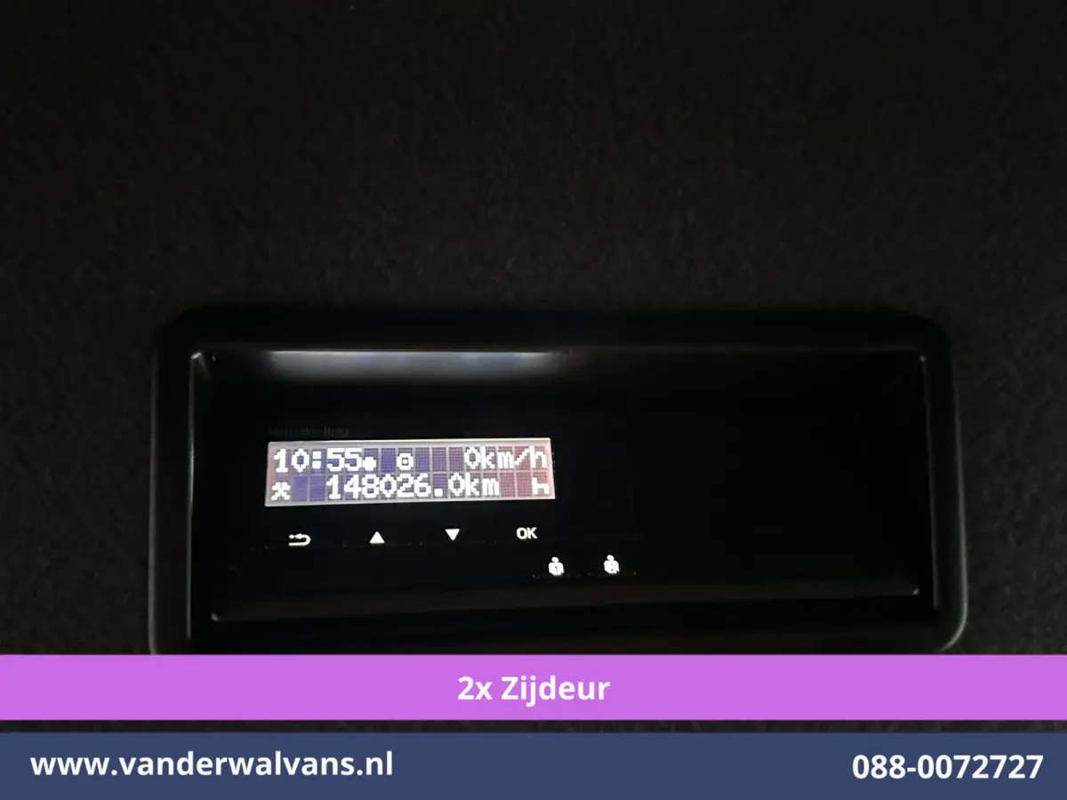 315 CDI 150pk L3H2 Euro6 Airco | 2x Zijdeur | Camera | Apple Carplay | Chauffeursstoel Android Auto, Parkeersensoren, Tachograaf