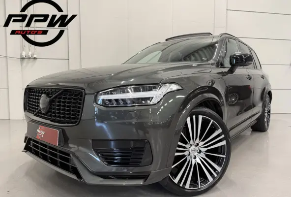 T8 Recharge AWD R-Design 49.000km/PANO/LUCHTVERING/SOH 96%/TREKHAAK/22"/HEAD-UP/H&K/LEER-ALCANTARA R-DESIGN SP. STOELEN/MEMORY/ACC/PILOT-ASSIST/PINE-GREY/NET OH BEURT GEHAD BIJ VOLVO