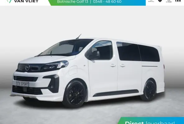 Vivaro-e 75kWh | STX Sport | Mooiste  bus van NL (!) | Lederen bekleding | Spoilerpakket | 18 inch Lichtmetalen velgen | Dynamic Comfort NAV Pakket | Winterpakket | 2x schuifdeur | Betimmeri