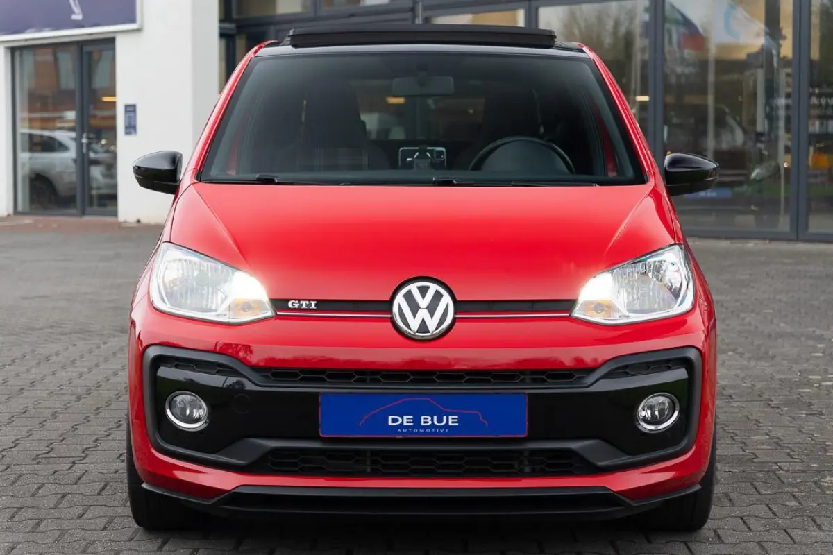 Up! 1.0 TSI GTI|1ste Eig.|5-deurs|Panoramadak|Airco|Stoelverwarming|6BAK|TornadoRood|Dealer Onderhouden