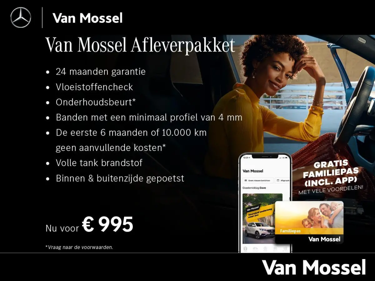 250 e AMG Line / Stoelverwarming / Achteruitrijcamera / Panorama-schuifdak / Night-pakket /