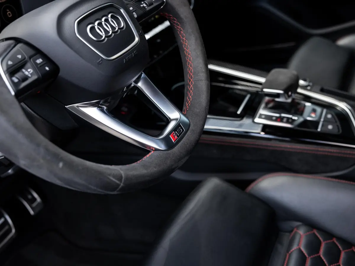 2.9 TFSI RS 4 quattro competition plus kuipstoelen | BANG & OLUFSEN | 280 KM/U | PANORAMA/SCHUIF-KANTEDAK | NARDOGRIJS | ADAPTIVE CRUISE CONTROL | CARBON INTERIEUR | KEYLESS ENTRY |