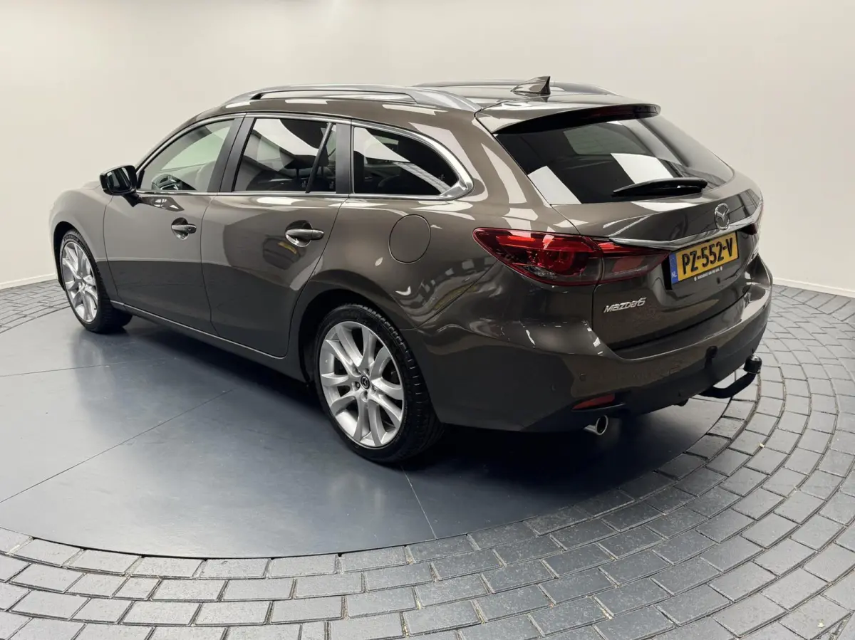 2.0 SkyActiv-G 165 TS+ Afn.Trekhaak-Navigatie-Cr.contr-Clima-Camera-Parkeersensoren-Stoel/Stuurverwarming-Lm19''velgen-Leder-LED