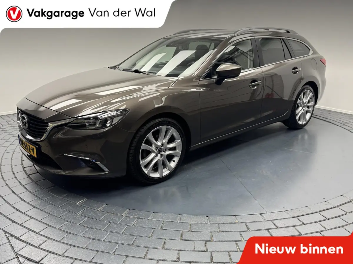 2.0 SkyActiv-G 165 TS+ Afn.Trekhaak-Navigatie-Cr.contr-Clima-Camera-Parkeersensoren-Stoel/Stuurverwarming-Lm19''velgen-Leder-LED