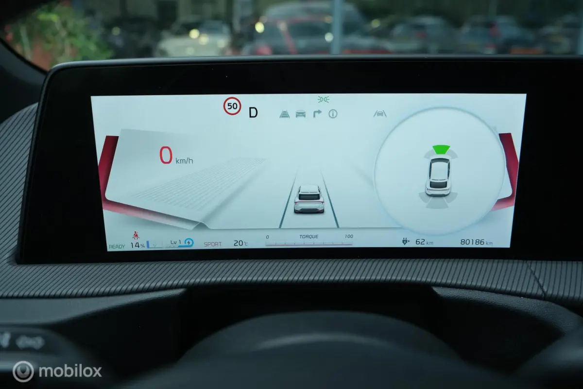 GT-Line 77.4 kWh | Adaptive Cruise | HUD | 360 camera | SOH 100% | Meridian Audio |Stoelverwarming en ventilatie | 20 inch |Stuurwielverwarming | CarPlay