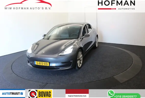 Long Range AWD 75 kWh Draagarmen + HV Accu vervangen Top Staat Trekhaak Autopilot FSD Comp Camera Leder Pano