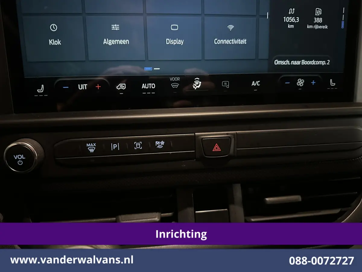 2.0 TDCI 150pk L1H1 Inrichting Euro6 Airco | Camera | LED | Apple Carplay | Cruisecontrol Android Auto, 2590kg Trekhaak, Verwarmde voorruit, Stoelverwarming, Parkeersensoren, Dakdragers, Bij