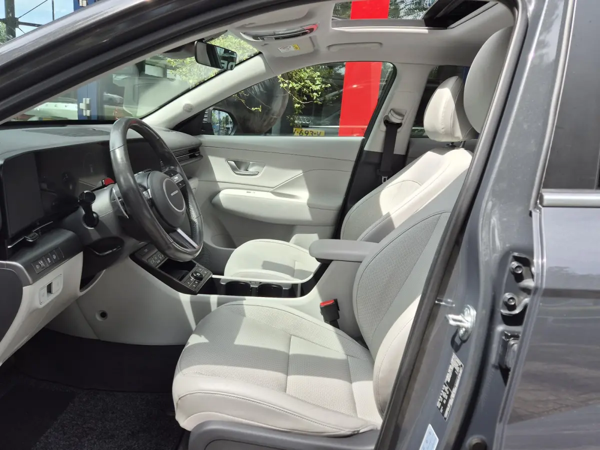 1.6 GDI HEV Premium Sky | Panoramadak | Navigatie | Leer | Cruise Control Licht metalen velgen