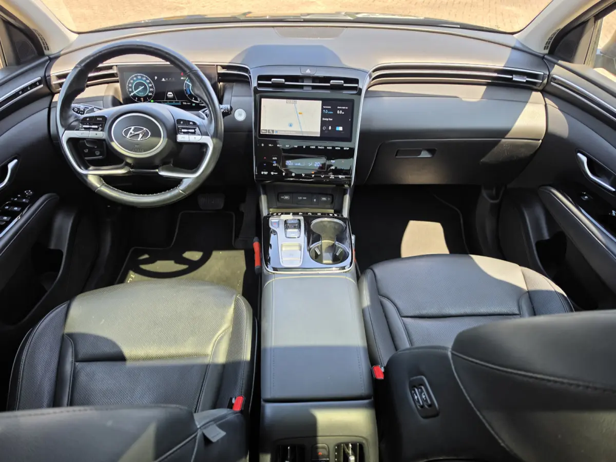 1.6 T-GDI HEV Premium Sky | Hybride | Trekhaak | NL-auto | Trekgewicht 1650 KG | Cruise control ad | Navi | Led
