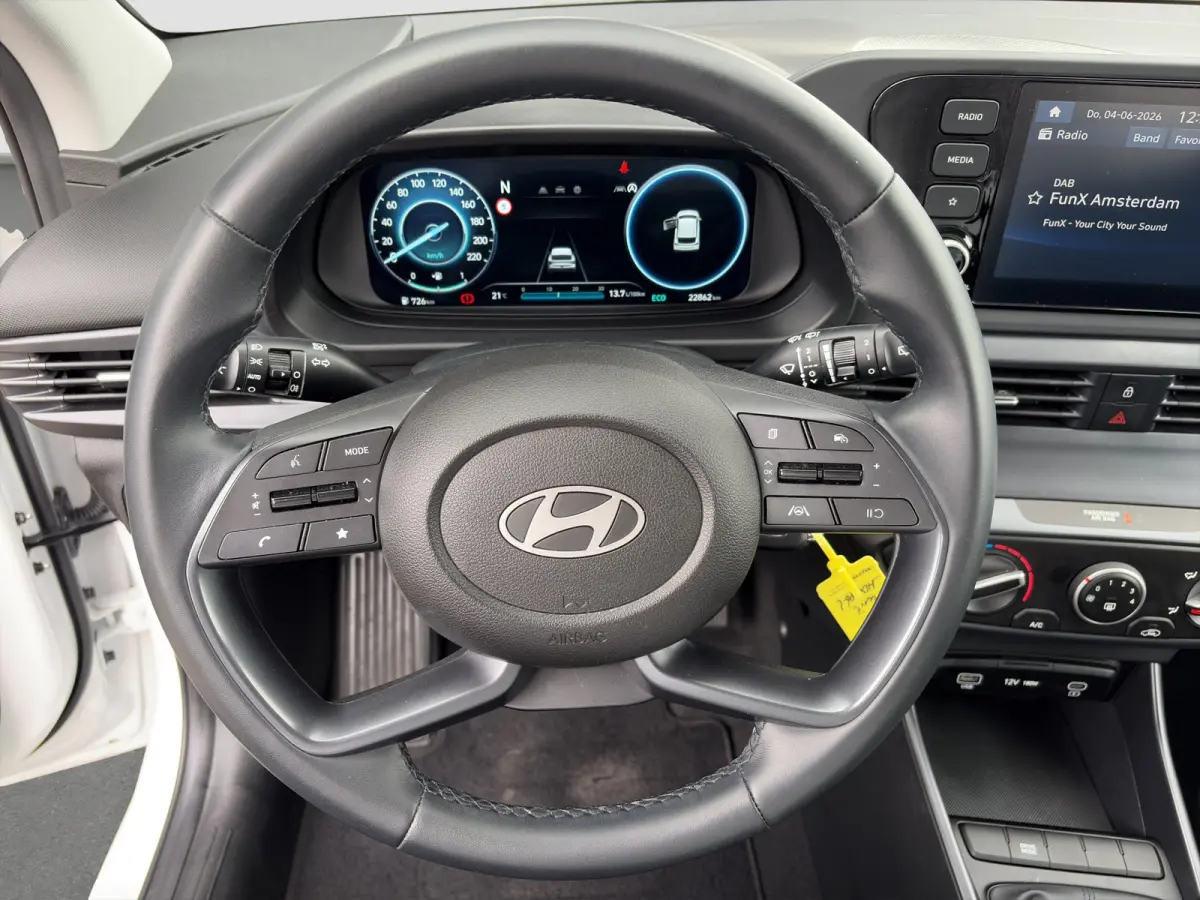 1.0 T-GDI 100pk Comfort | Airco | Camera | Carplay | Cruise control | Dodehoek detectie | Navigatie | Parkeersensoren | Digitaal cockpit | Lichtmetalen velgen