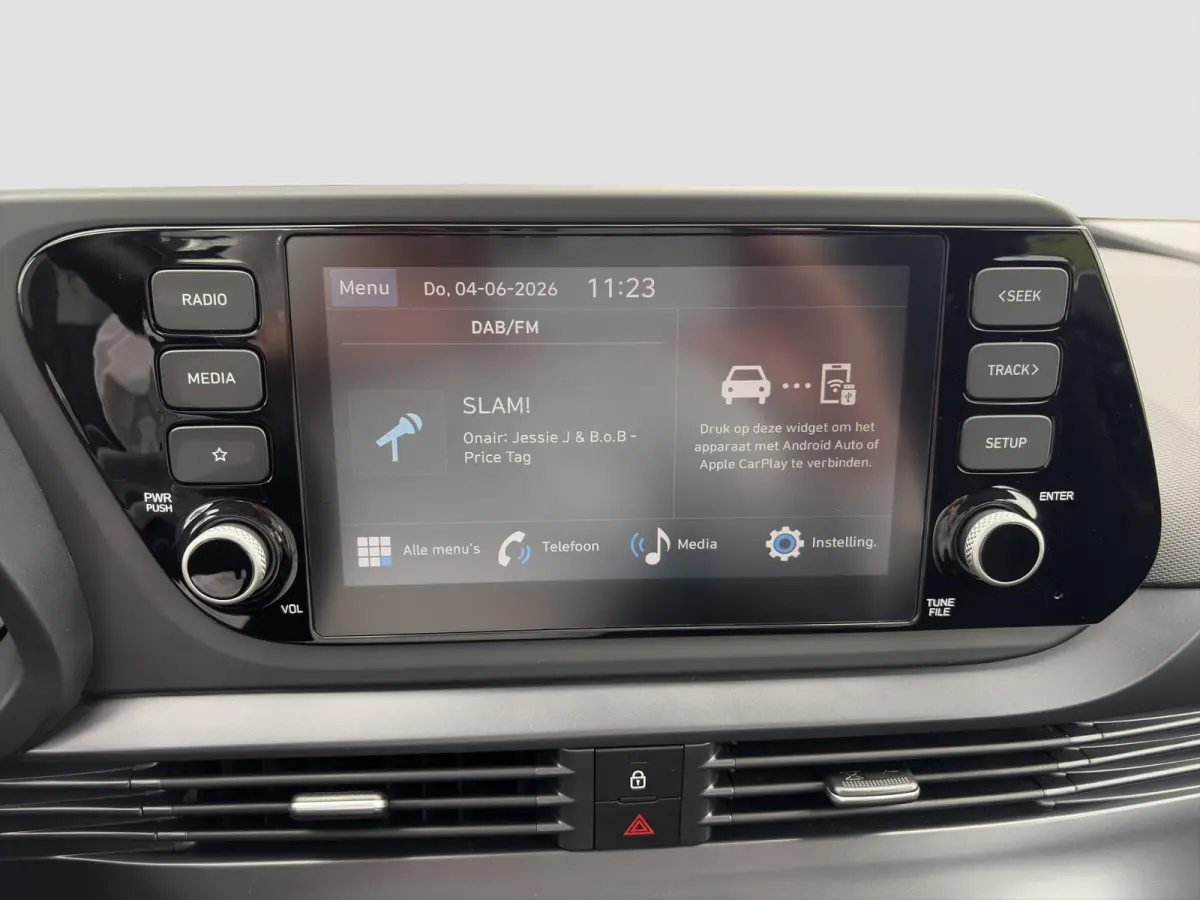 1.0 T-GDI 100pk Comfort | Airco | Camera | Carplay | Cruise control | Dodehoek detectie | Navigatie | Parkeersensoren | Digitaal cockpit | Lichtmetalen velgen