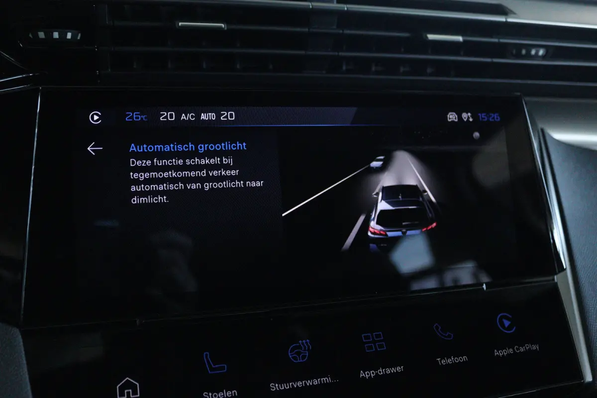 GT 54 kWh | Adapt. Cruise | Alcantara | 360 Camera | Massage | Elektr. Klep | Stoel+Stuurverwarming | Carplay | Navi | Climate | Matrix LED | Keyless | AGR