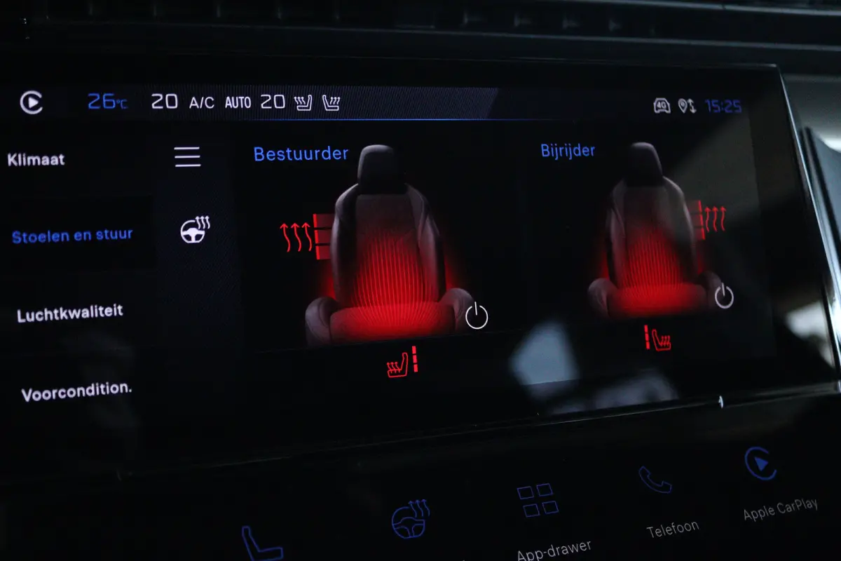 GT 54 kWh | Adapt. Cruise | Alcantara | 360 Camera | Massage | Elektr. Klep | Stoel+Stuurverwarming | Carplay | Navi | Climate | Matrix LED | Keyless | AGR