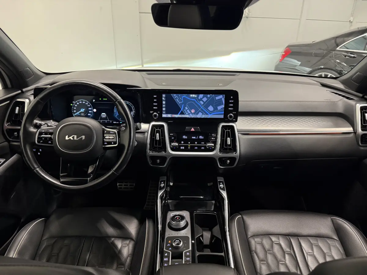 1.6 T-GDI Plug-in Hybrid 4WD Platinum LEER/HEAD-UP/BOSE/360CAMERA/SOH 97%/LED/VENTILATIE+MEMORY/CARPLAY/19"/EL.A.KLEP/DONKERE-HEMEL/NIVEAU-REGELING/NET GROTE OH BEURT GEHAD BIJ KIA DEALER (/