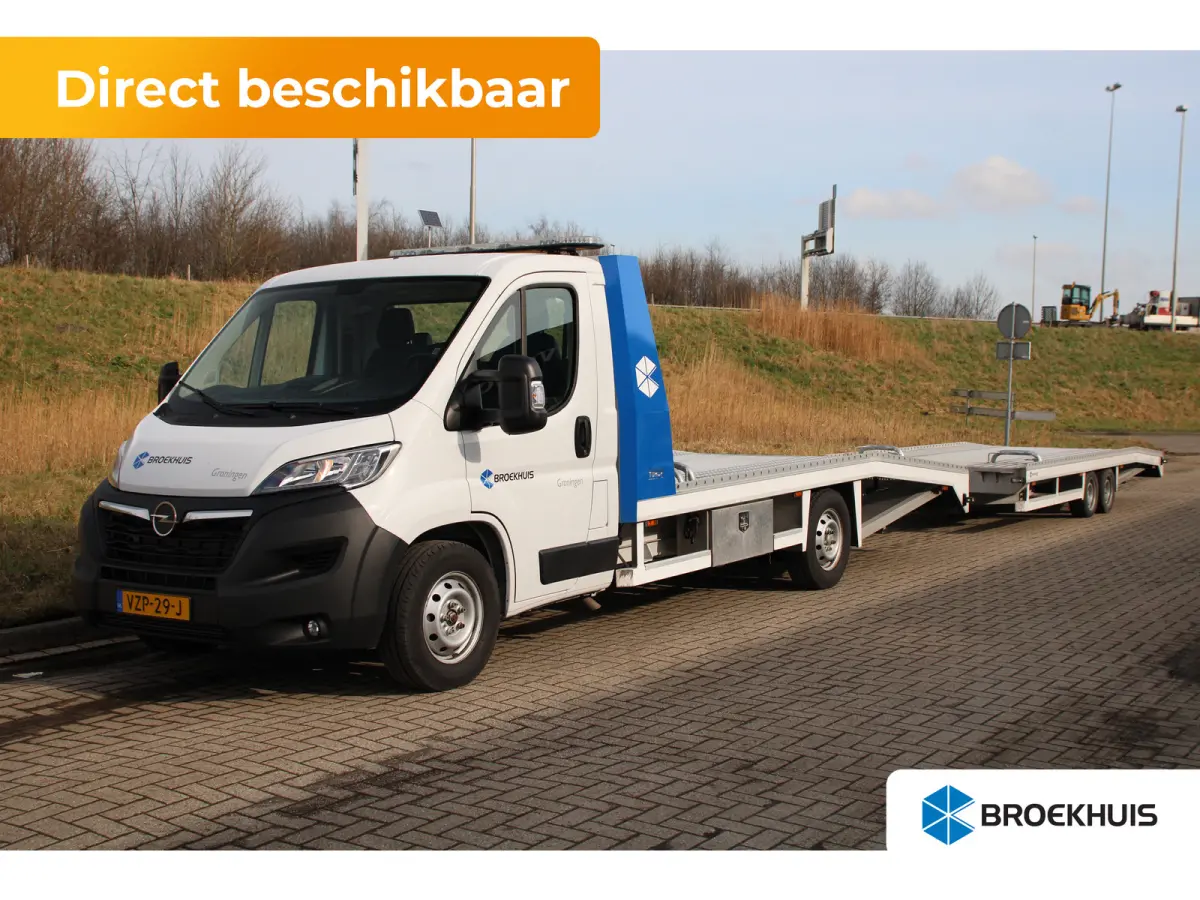 2.2D 165 L3 Autotransporter + aanhanger | Luchtvering | Tijhof Aluliner | Navigatie | Apple Carplay | Climate Control
