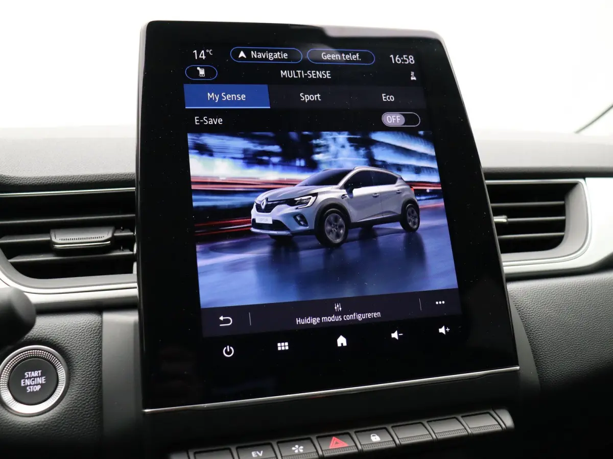 E-Tech Hybrid 145pk Techno | Led | Half leder | Apple carplay & Android auto | achteruitrij camera |