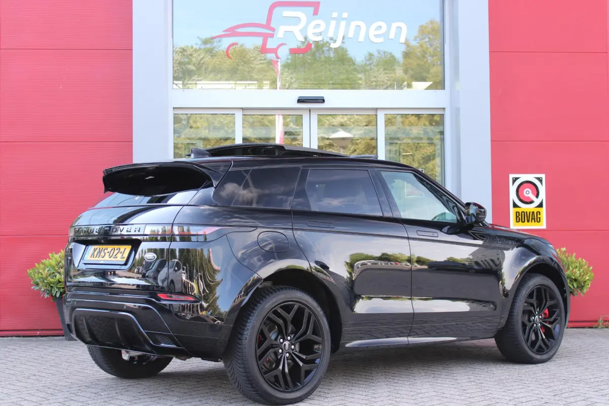 1.5 P300e AWD 254PK R-DYNAMIC HSE | PANORAMISCH SCHUIF / KANTELDAK | ELEKTRISCH VERSTELBARE VOORSTOELEN / BESTUURDERSTOEL MET GEHEUGEN | LEDEREN BEKLEDING | VOORSTOELEN  VERWARMBAAR | 20" LI