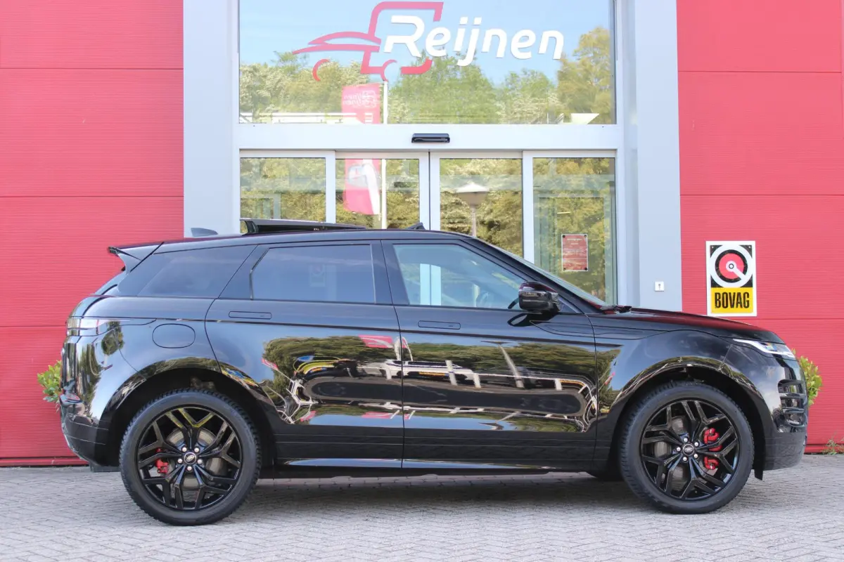 1.5 P300e AWD 254PK R-DYNAMIC HSE | PANORAMISCH SCHUIF / KANTELDAK | ELEKTRISCH VERSTELBARE VOORSTOELEN / BESTUURDERSTOEL MET GEHEUGEN | LEDEREN BEKLEDING | VOORSTOELEN  VERWARMBAAR | 20" LI