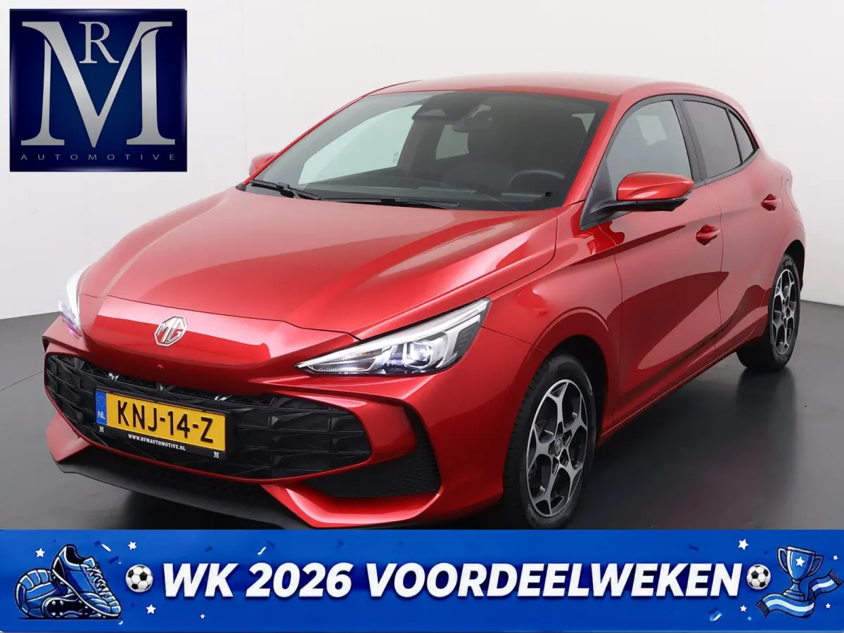 1.5 Hybrid+ Luxury VAN: 23.900,- VOOR: 21.330,- UW WKVOORDEEL: 2.570,- | 7 JAAR MG FABRIEKS GARANTIE TM 02-2032 | STOEL + STUURVERWARMING | 360 CAMERA | ADAP. CRUISE | DODE HOEK | KEYLESS | 