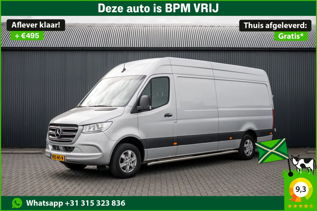 315 CDI RWD L3H2 | ZGAN | Automaat | 1e Eigenaar | Camera | Carplay | Cruise | Mbux | Climatronic