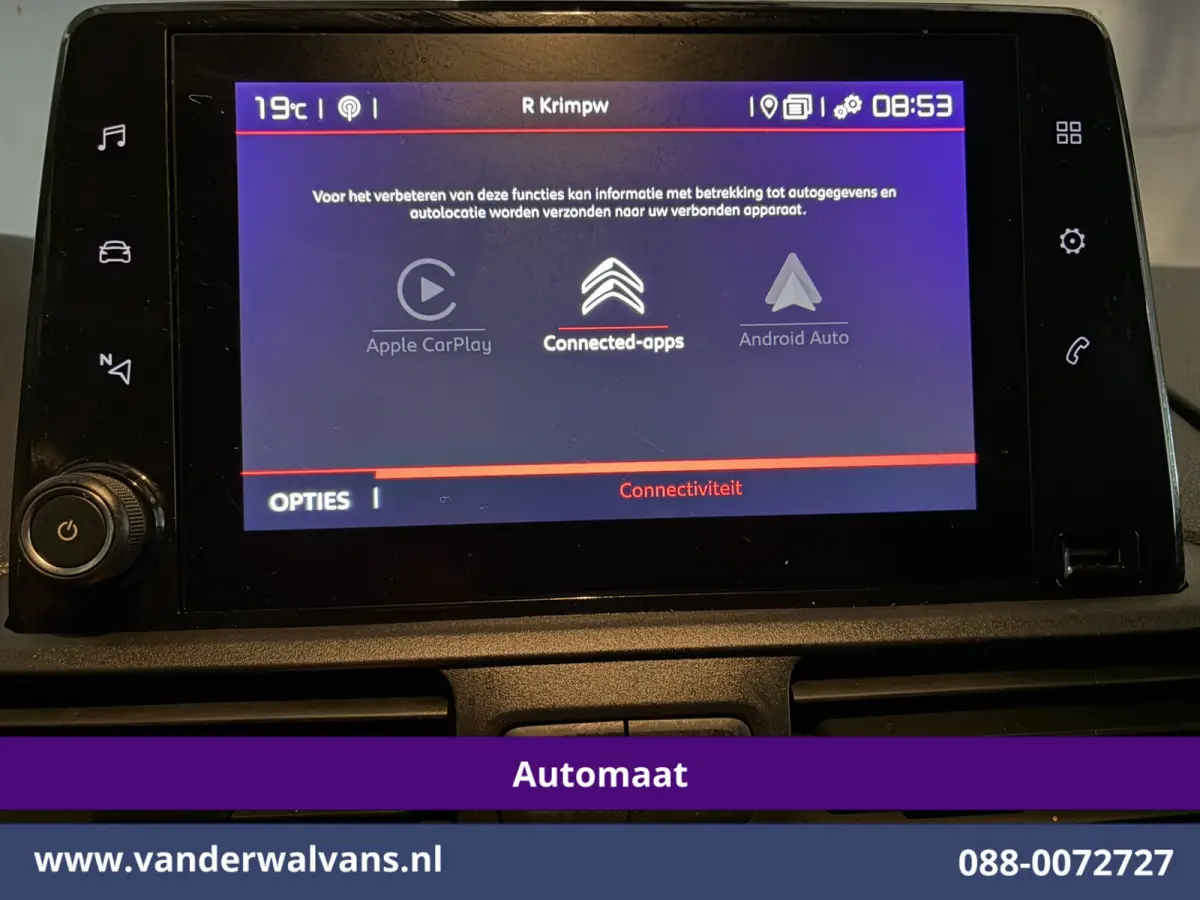 1.2 PureTech 130pk Automaat Benzine L1H1 Euro6 Airco | 2x zijdeur | Camera | Apple Carplay Android Auto, Cruisecontrol, Parkeersensoren
