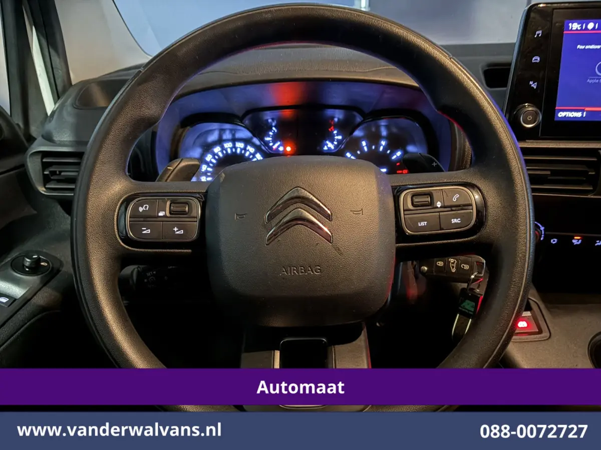 1.2 PureTech 130pk Automaat Benzine L1H1 Euro6 Airco | 2x zijdeur | Camera | Apple Carplay Android Auto, Cruisecontrol, Parkeersensoren