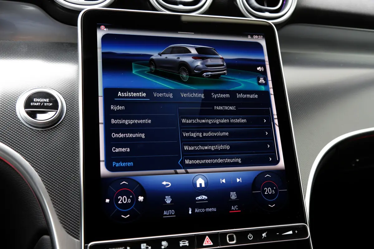 4MATIC Plug in hybride PHEV*Perfect MB Onderh.*1ste Eig.*Luchtvering/Elek. Trekhaak/ACC/Stoelverw./Stuurverw./Dodehoek/LED/Camera/Apple Carplay-Android/Parkeersens.V+A/18 inch LM*