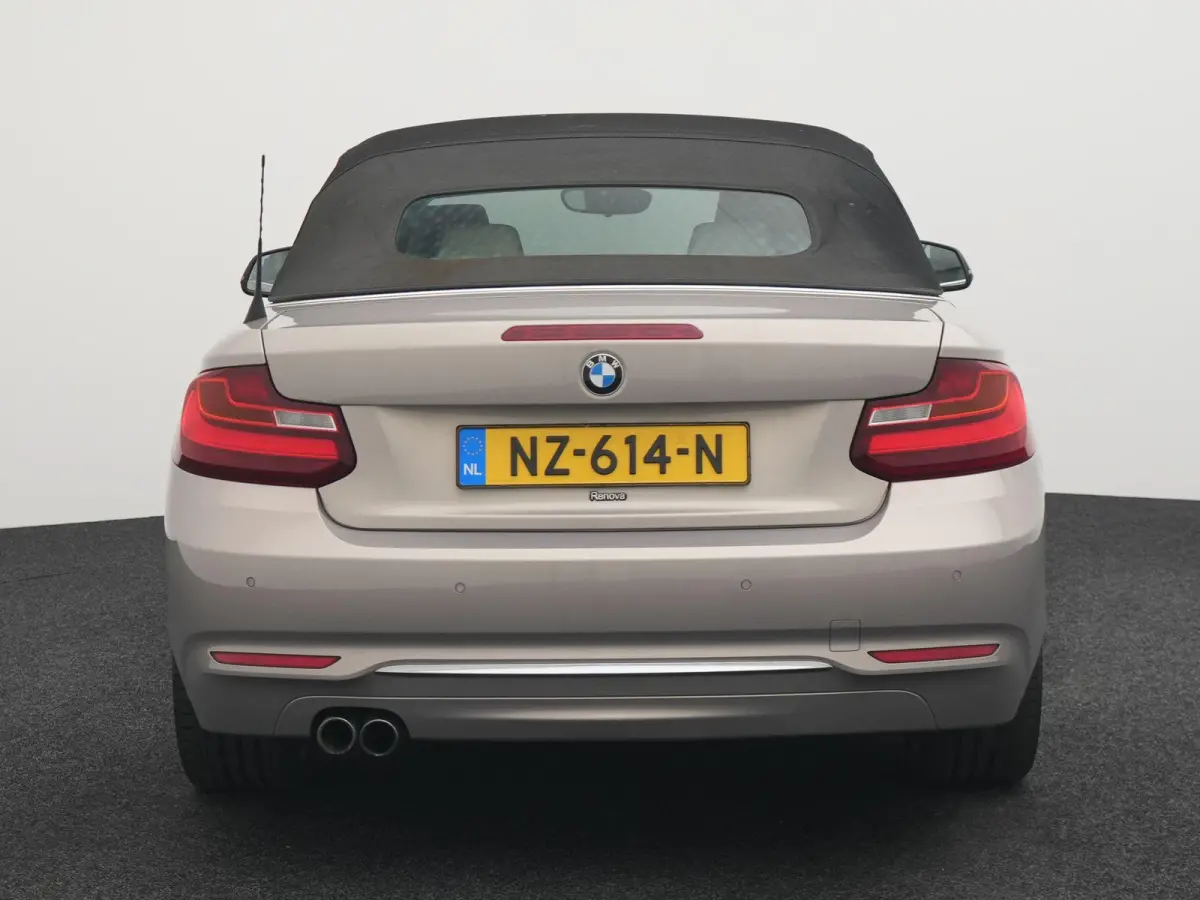 220i High Executive | Cabriolet | HiFi System Harman Kardon | Automaat | Leder Dakota Canberrabeige | BI-xenon koplampen | Interieurlijsten Edelhoutuitvoering Fineline Pure | 12 Maanden BOVA