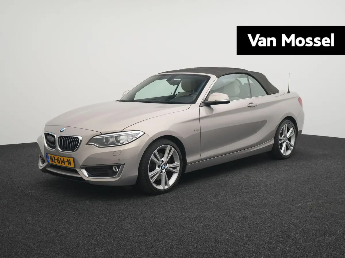 220i High Executive | Cabriolet | HiFi System Harman Kardon | Automaat | Leder Dakota Canberrabeige | BI-xenon koplampen | Interieurlijsten Edelhoutuitvoering Fineline Pure | 12 Maanden BOVA