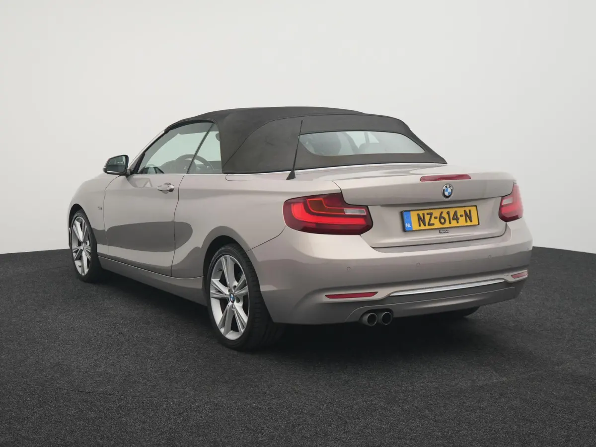 220i High Executive | Cabriolet | HiFi System Harman Kardon | Automaat | Leder Dakota Canberrabeige | BI-xenon koplampen | Interieurlijsten Edelhoutuitvoering Fineline Pure | 12 Maanden BOVA