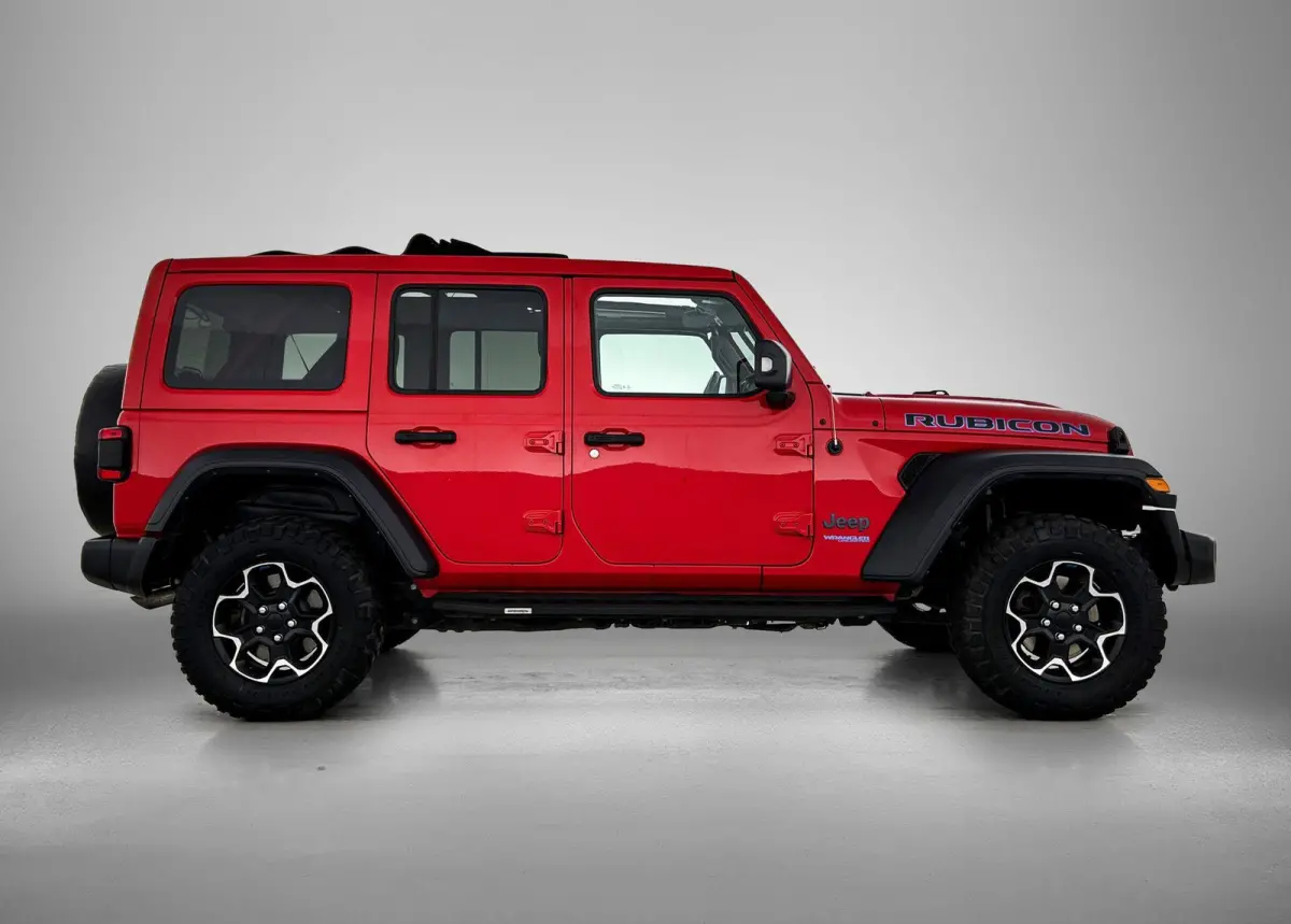 4xe 380pk Rubicon Automaat | Soft-Top | Winterpakket | Camera Voor + Achter | Navigatie | Adaptieve Cruise Control | 17"LMV | Full-LED |