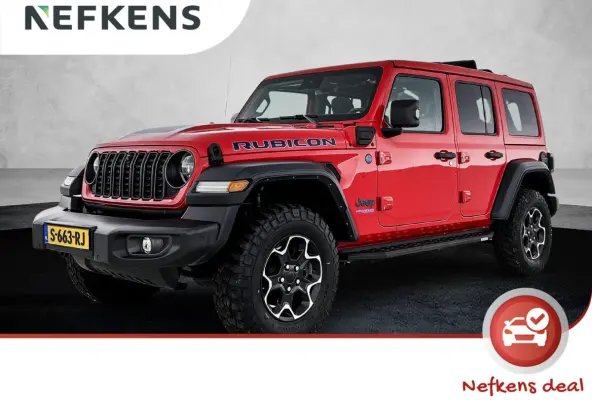 4xe 380pk Rubicon Automaat | Soft-Top | Winterpakket | Camera Voor + Achter | Navigatie | Adaptieve Cruise Control | 17"LMV | Full-LED |