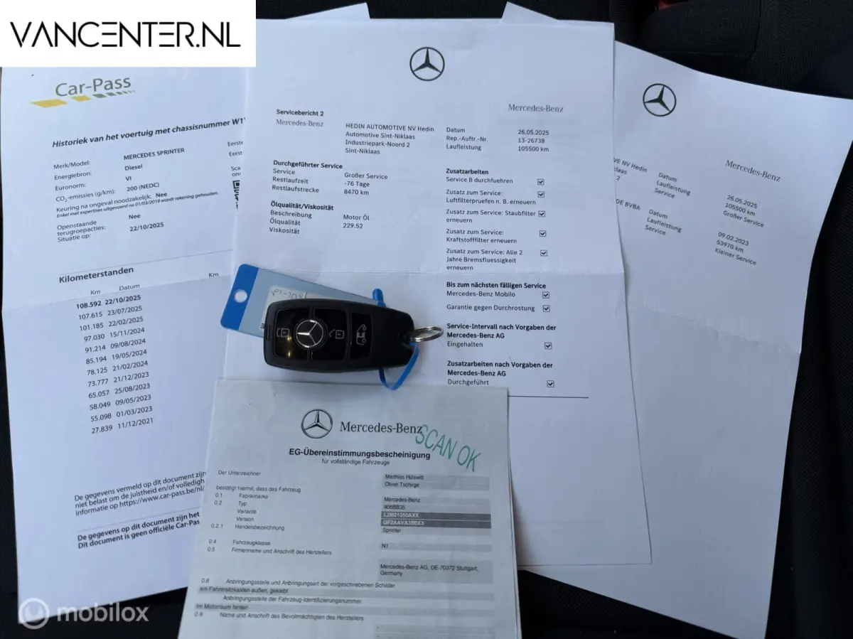 RWD 314 2.2 CDI Automaat L2H2 Carplay Airco Trekhaak