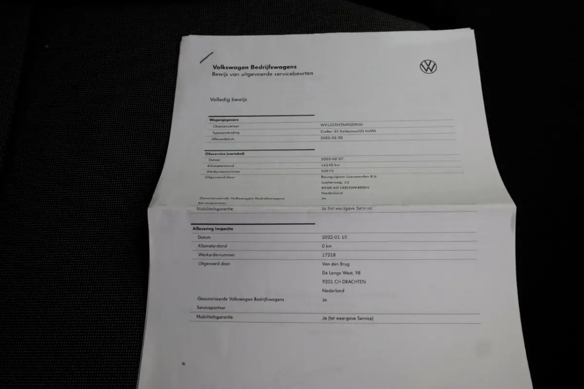 35 2.0 TDI 140pk L3H3 (L2H2) Highline Servicewagen Inrichting/230V/Standkachel 02-2022