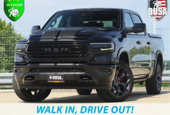 1500 | Limited | 5.7 V8 | 4x4 | Crew Cab Full option | Smoked lights | Red Calipers | HUD | Harman Kardon Nieuw binnen!