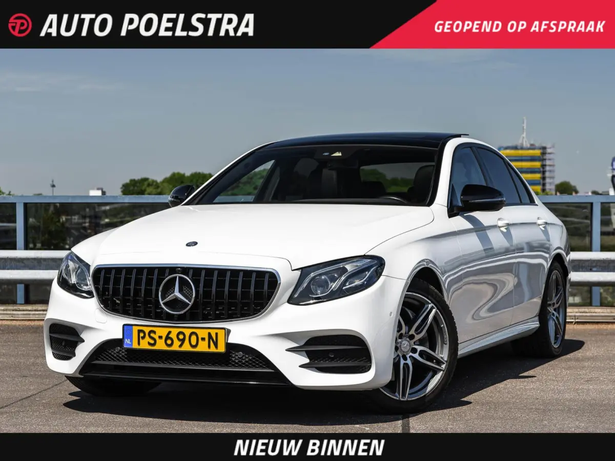 220 d AMG Line Night Edition Panoramadak Widescreen Sfeerverlichting Apple CarPlay Android Auto Camera Stoelverwarming LED