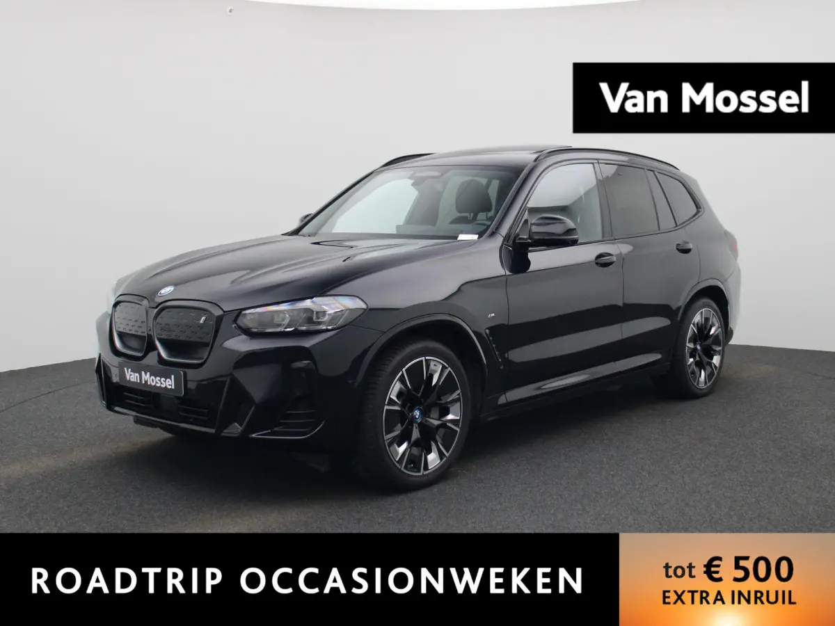 M-Sport 80 kWh | PANORAMADAK | 360 CAMERA | HARMAN KARDON | MEMORY | ELEKTRISCHE KOFFERKLEP | STOELVERWARMING | APPLE CARPLAY - ANDROID AUTO | LEDEREN STOELEN |