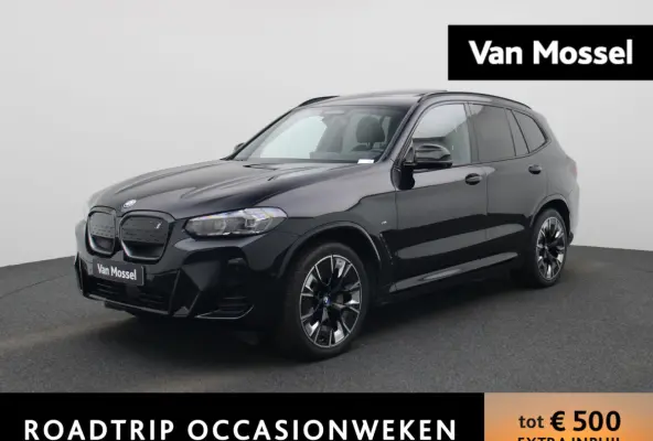 M-Sport 80 kWh | PANORAMADAK | 360 CAMERA | HARMAN KARDON | MEMORY | ELEKTRISCHE KOFFERKLEP | STOELVERWARMING | APPLE CARPLAY - ANDROID AUTO | LEDEREN STOELEN |