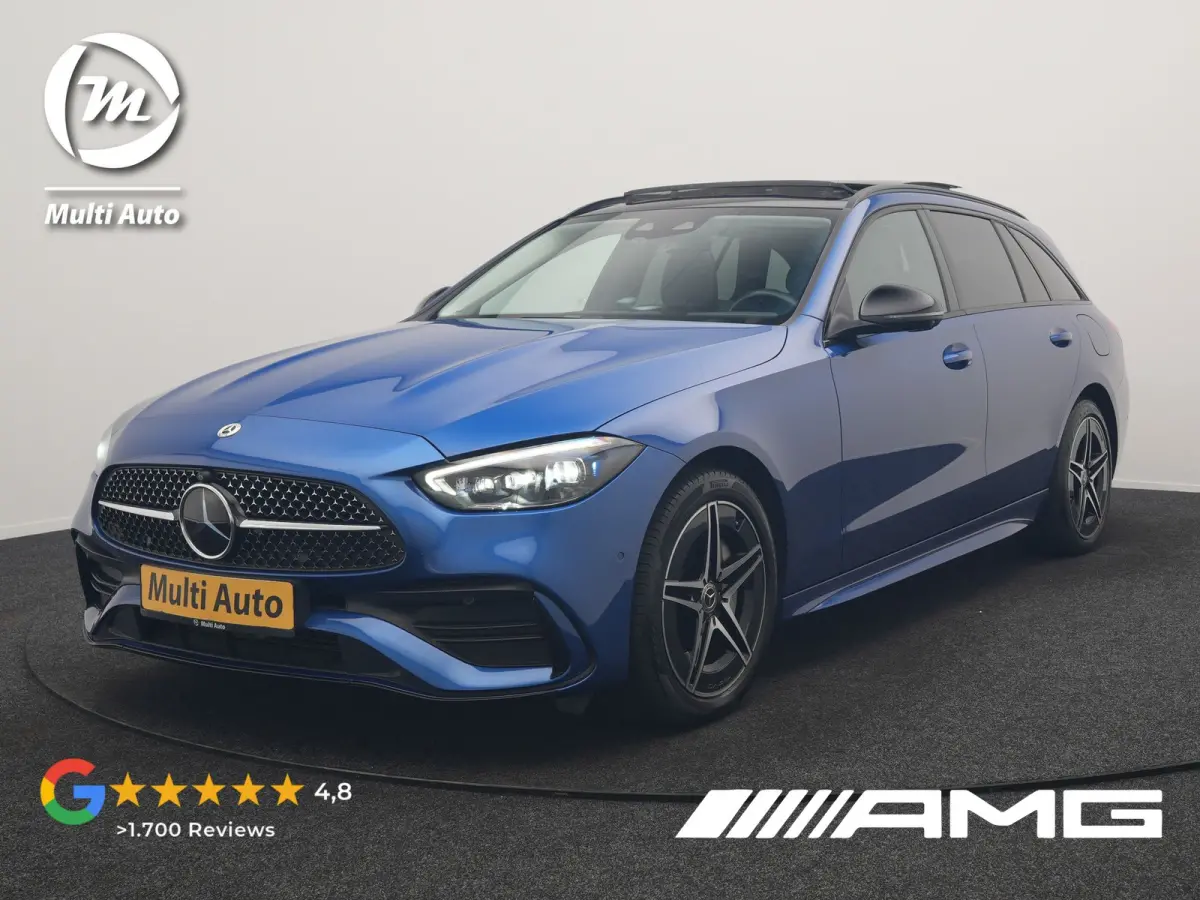 300 e AMG Line PHEV 313pk Dealer O.H. | Trekhaak Af Fabriek | Panodak | 360 Camera | Head Up | Adaptive Cruise | Digital Light | Alcantara Sportstoelen Memory & Verwarmd | Sfeerverlichting |