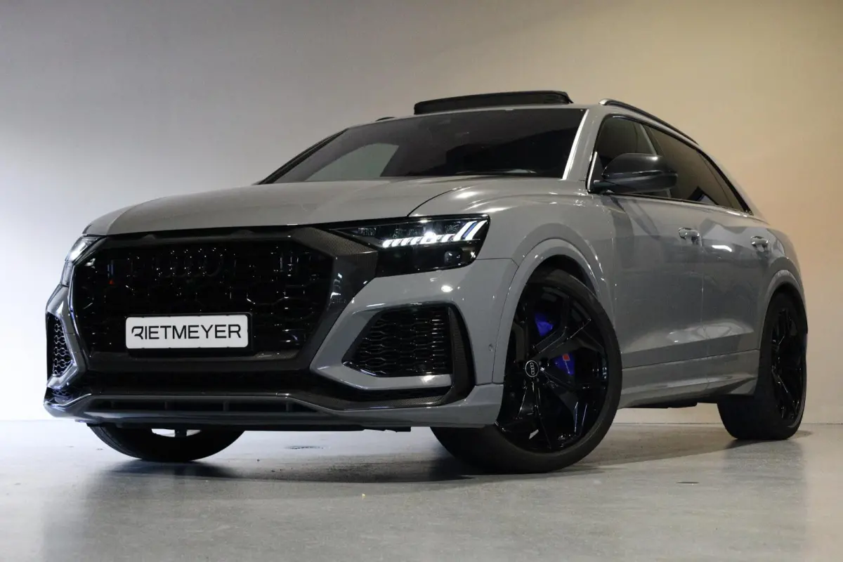 4.0 TFSI RS Q8 quattro |Pano |Keramisch |Carbon Intr/Extr. |B&O |HUD |Softclose |Stoelventilatie/Massage |360°