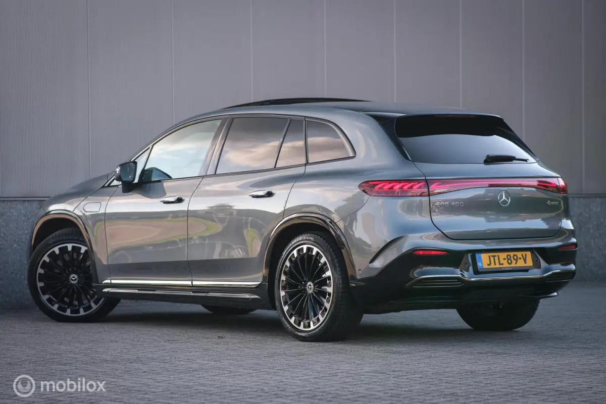 450 4MATIC AMG Line 108 kWh | Burmester | Panoramadak | Luchtvering | Ambiance light | Digital Light | HUD | ACC | Stoelkoeling | Night pakket |