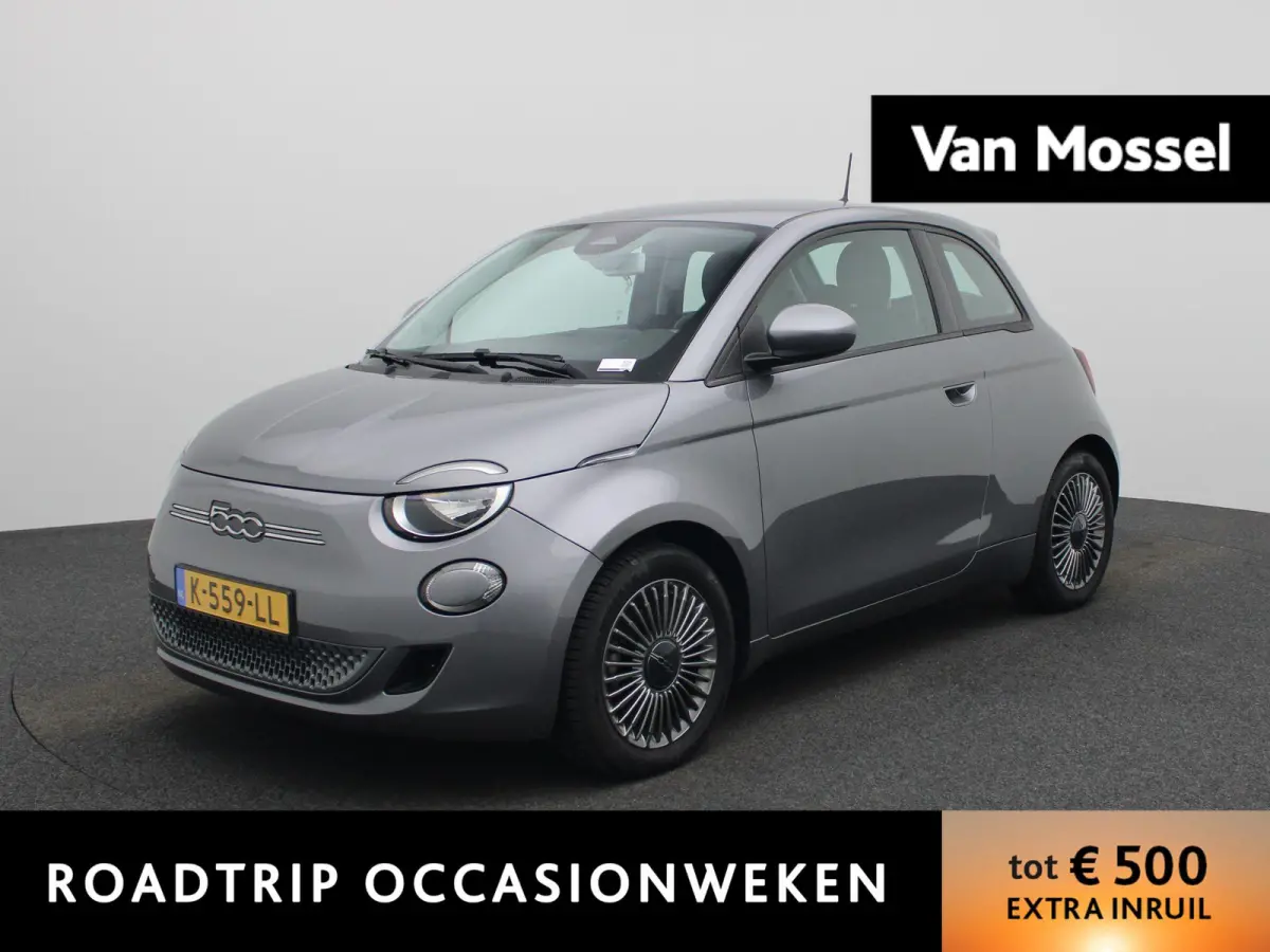 3+1 Passion 42 kWh Fiat 500 3+1 Passion | Cruise Control | Climate Control | Keyless | Apple Carplay/Android Auto |