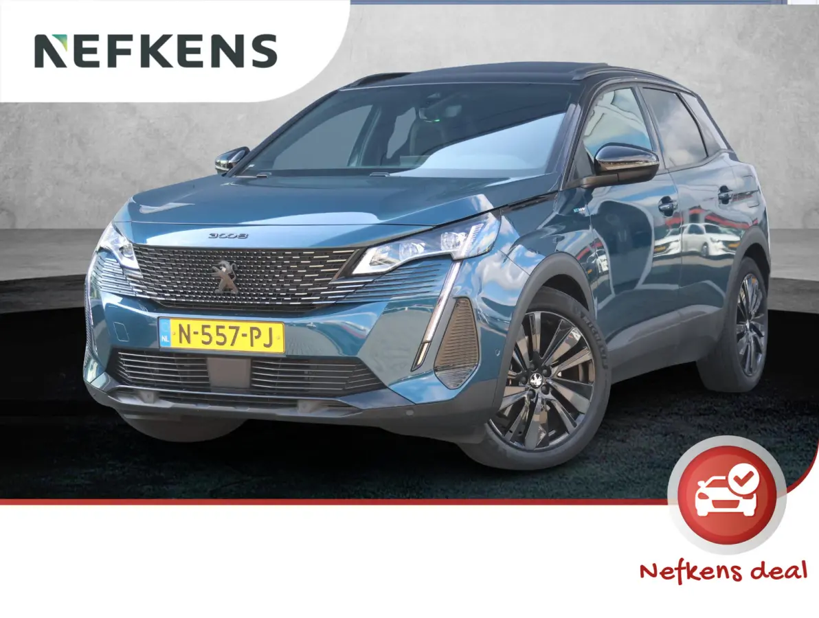 1.6 HYbrid 225 GT 1e eigenaar | Elektrisch Panorama dak | Black Pack | Accu 95% | Camera | 18" LMV | Apple Carplay & Android Auto
