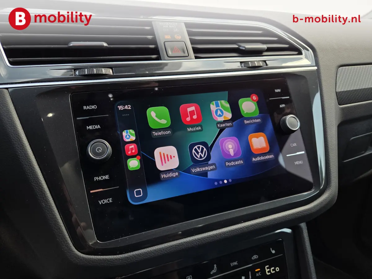 1.4 TSI eHybrid R-Line Trekhaak 1800kg Panoramadak NL Auto! | Adaptive Cruise Control | Stoel/Stuurwiel Verwarming | DAB Audio