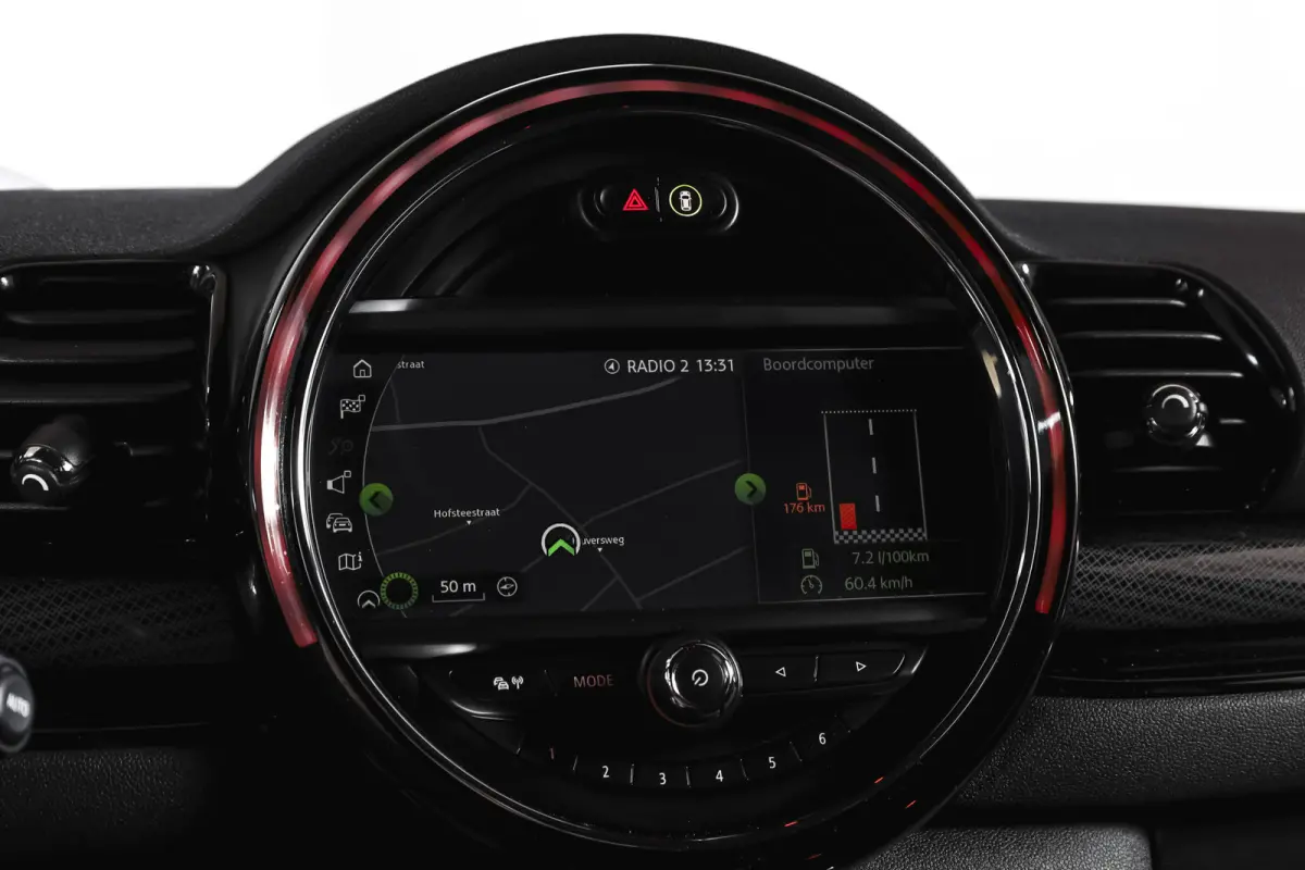 2.0 JCW ALL4 Chili | S/K-Panodak | Adapt. Cruise | Stoelverw. | PDC | Camera | NAV + App.Connect | ECC | Harman Kardon | LM 19" |